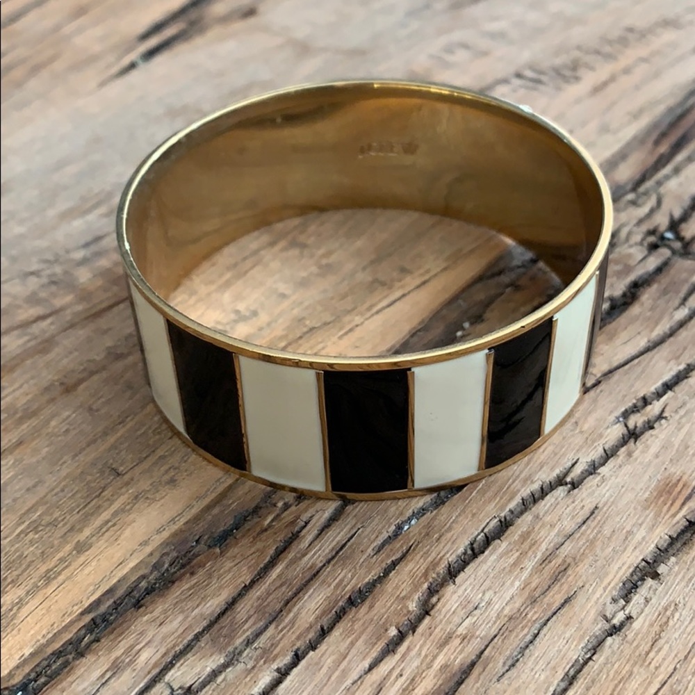 J.Crew wide enamel bangle - never worn